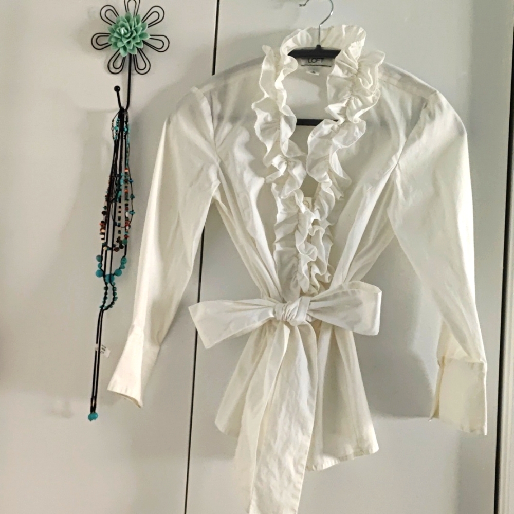 Raffle Wrap Blouse
